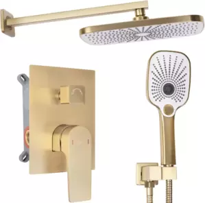 Душевая система Rea Moby gold matt P2403 фото