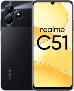 Realme C51 RMX3830 4GB/128GB (угольно-черный) фото
