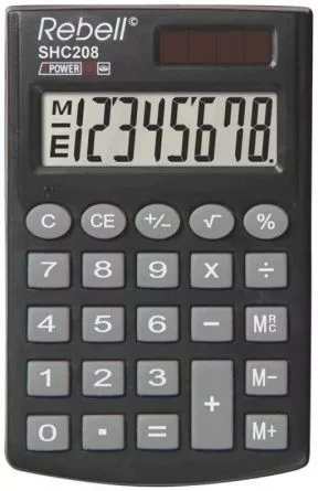 Калькулятор Rebell RE-SHC208 BX (черный) фото