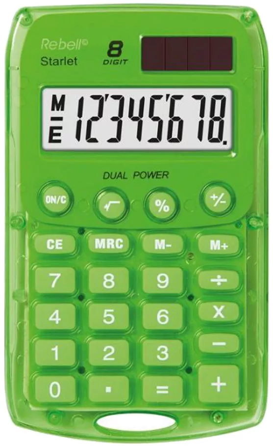Калькулятор Rebell Starlet Green фото