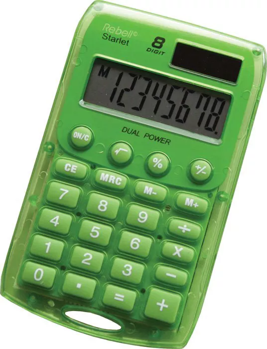Калькулятор Rebell Starlet Green фото 2