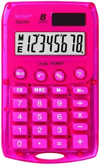 Калькулятор Rebell Starlet Pink фото