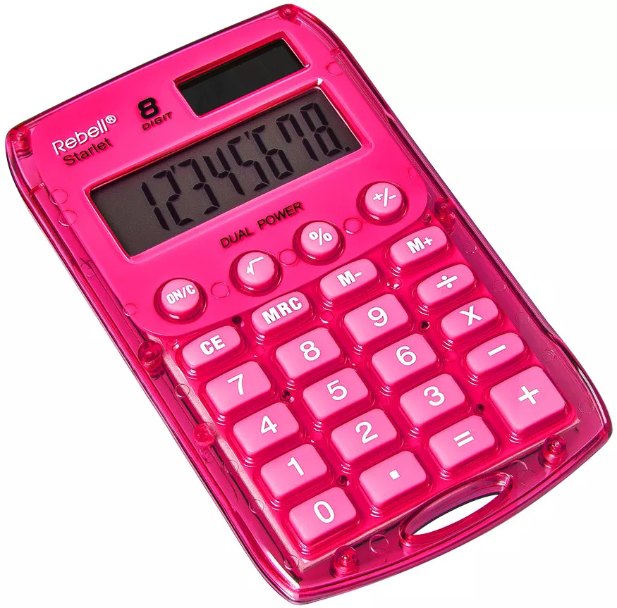 Калькулятор Rebell Starlet Pink фото 2