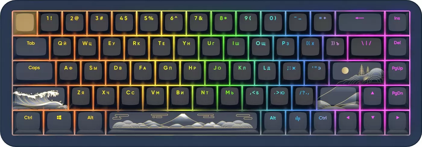 Red Square Alumix 68 Yotei (g3ms Magnetite Ice)