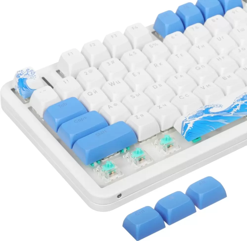 Клавиатура Red Square Alumix TKL Aquarius v2 (g3ms Sapphire) фото 3