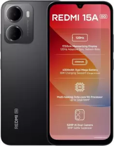 Redmi 15A 5G 4GB/64GB международная версия (черный) фото