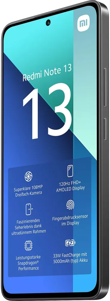Redmi Note 13 8GB/128GB с NFC международная версия + Redmi Buds 4 Active за 10 копеек (полуночный черный) фото