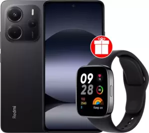 Redmi Note 14 6GB/128GB международная версия (черный) + умные часы Xiaomi Redmi Watch 3 (черный) по акции фото