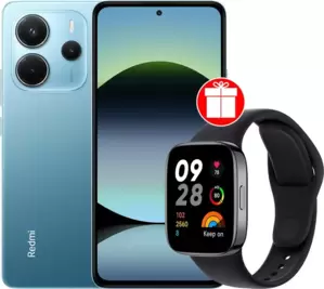 Redmi Note 14 8GB/128GB международная версия (синий) + умные часы Xiaomi Redmi Watch 3 (черный) по акции фото