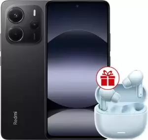 Redmi Note 14 8GB/256GB международная версия (черный) + наушники Xiaomi Redmi Buds 6 Lite (голубой) фото
