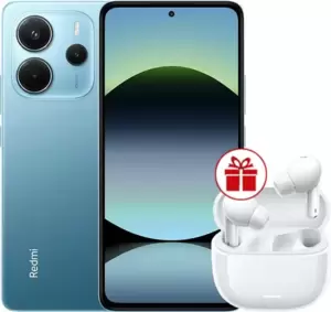 Redmi Note 14 8GB/256GB международная версия (синий) + наушники Xiaomi Redmi Buds 6 Lite (белый) фото