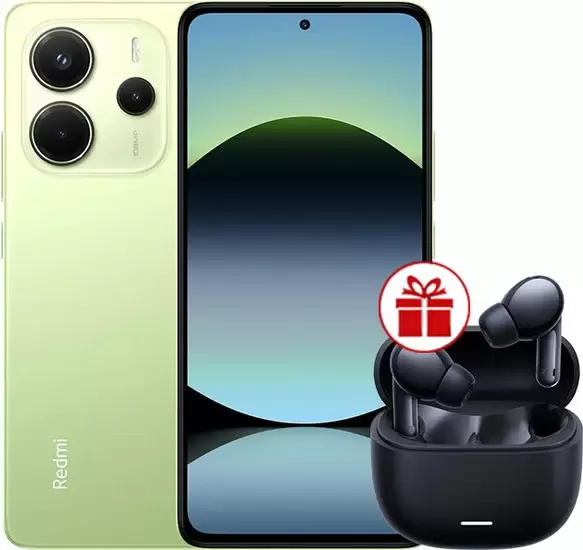 Redmi Note 14 8GB/256GB международная версия (зеленый) + наушники Xiaomi Redmi Buds 6 Lite (черный)