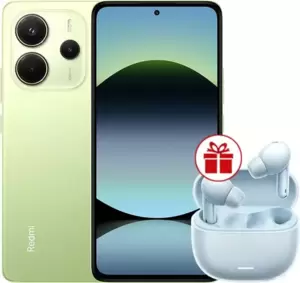 Redmi Note 14 8GB/256GB международная версия (зеленый) + наушники Xiaomi Redmi Buds 6 Lite (голубой) фото