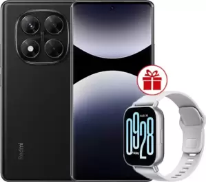 Redmi Note 14 Pro 12GB/512GB международная версия (черный) + умные часы Xiaomi Redmi Watch 5 Active (серебристый) по акции фото