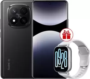 Redmi Note 14 Pro+ 5G 12GB/512GB международная версия (черный) + умные часы Xiaomi Redmi Watch 5 Active (серебристый) по акции фото