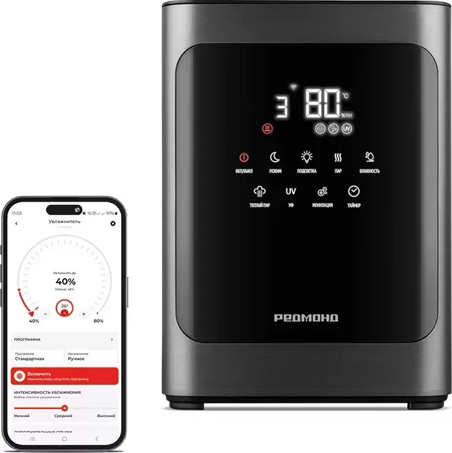 Увлажнитель воздуха Redmond HF2201S фото