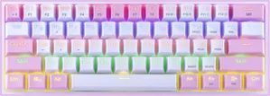 Клавиатура Redragon Fizz (розовый/белый) фото