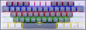 Клавиатура Redragon Fizz (серый/белый) фото