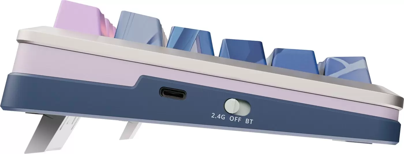 Клавиатура Redragon Flekact Pro (белый/сиреневый/синий) фото