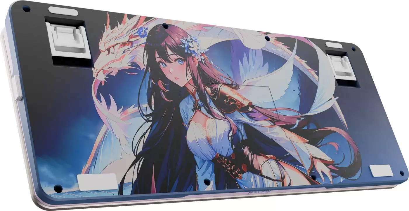 Клавиатура Redragon Flekact Pro (белый/сиреневый/синий) фото