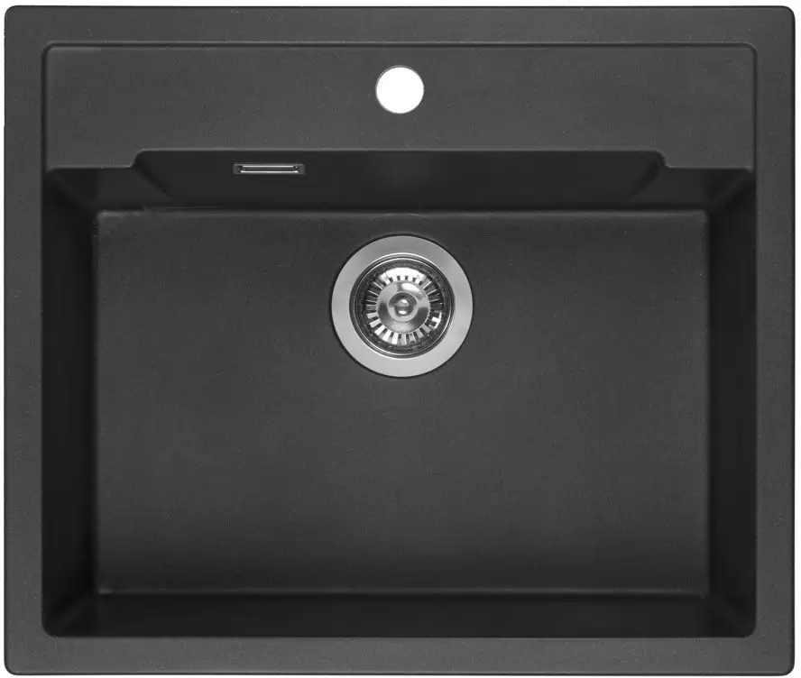 Reginox Amsterdam 54 Tapwing Black Silvery