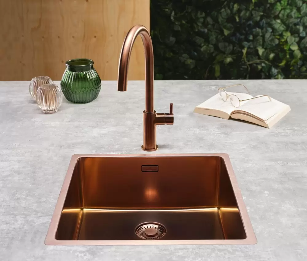 Кухонная мойка Reginox New York 40x40 (L) OKG Comfort Copper Rose фото