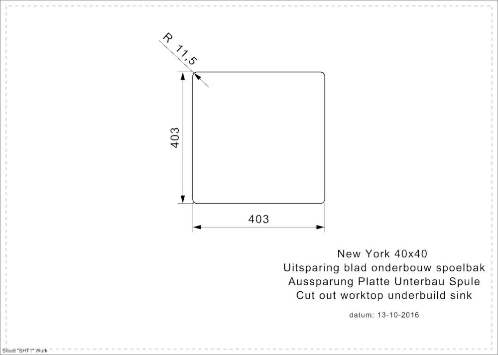 Кухонная мойка Reginox New York 40x40 (L) OKG Comfort Copper Rose фото