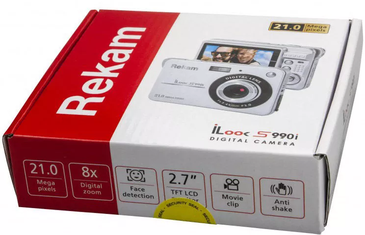 Фотоаппарат Rekam iLook S990i (серебристый) фото 4