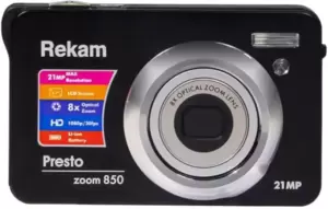 Фотоаппарат Rekam Presto zoom 850 (черный)