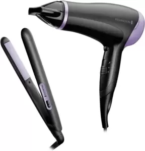 Набор фен + выпрямитель Remington Style Essentials Gift Set D3016GP