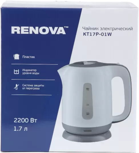 Электрочайник Renova KT17P-01W фото 4