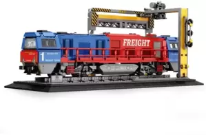 Конструктор Reobrix Premium 66021 Железная дорога - грузовой поезд G2000 BB Vossloh
