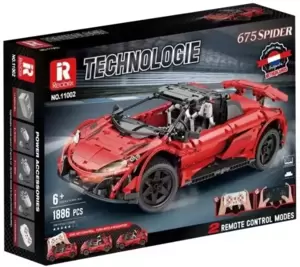 Конструктор Reobrix Суперкар Spider 675Lt 11002-D
