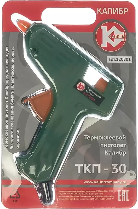 Клеевой пистолет Калибр ТКП-30 фото
