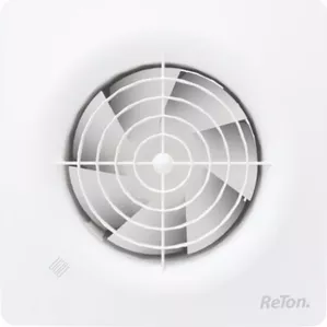 Вытяжной вентилятор Reton Solo-100 НТ White фото