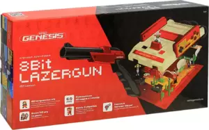 Игровая приставка Retro Genesis 8 Bit Lasergun (2 проводных геймпада, световой пистолет, 450 игр) фото