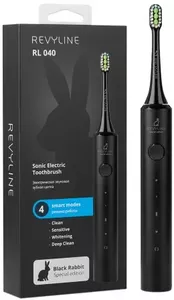 Электрическая зубная щетка Revyline RL 040 Black Rabbit Special Edition (черный) фото