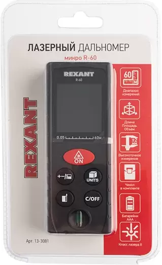 Лазерный дальномер Rexant R-60 фото