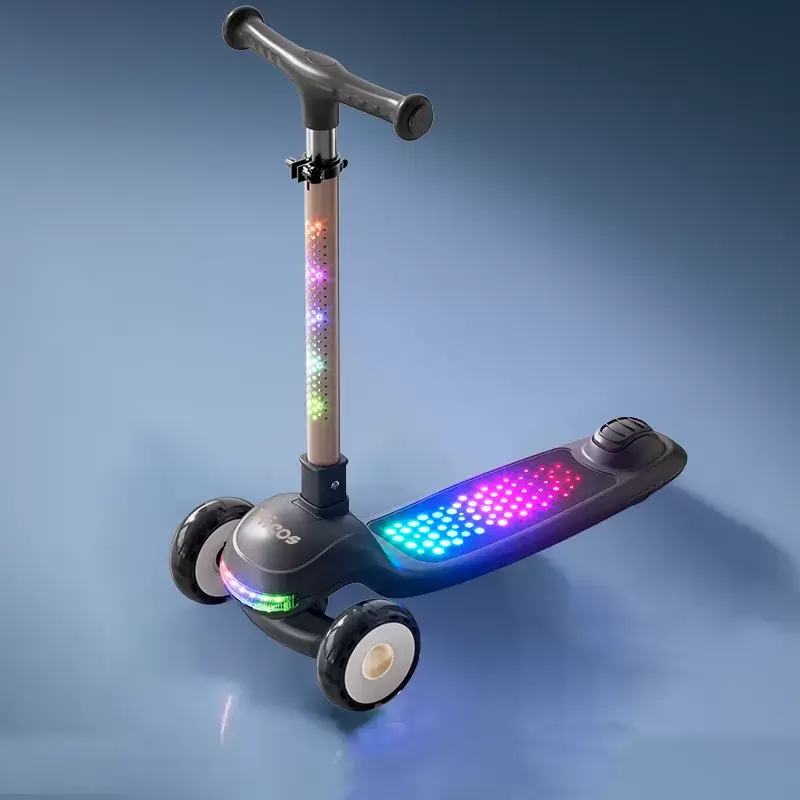 Трехколесный самокат Ricos Firefly JK-168 (черный) фото