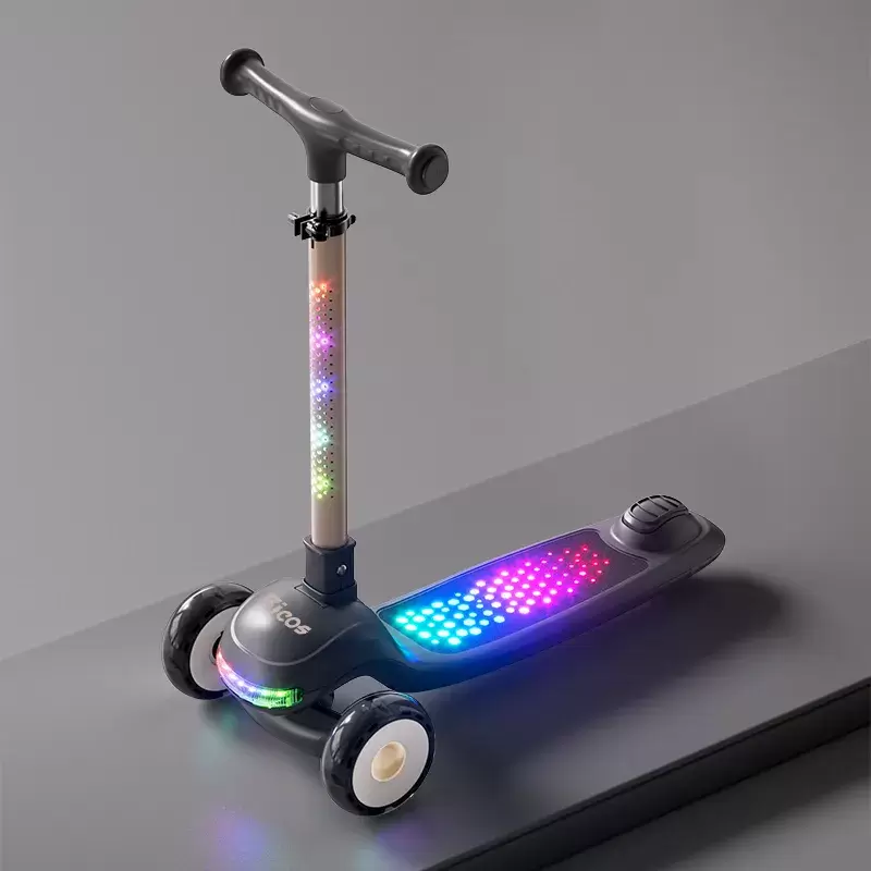 Трехколесный самокат Ricos Firefly JK-168 (черный) фото