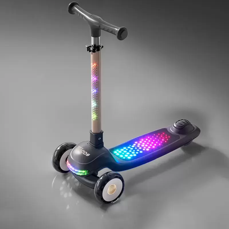 Трехколесный самокат Ricos Firefly JK-168 (черный) фото