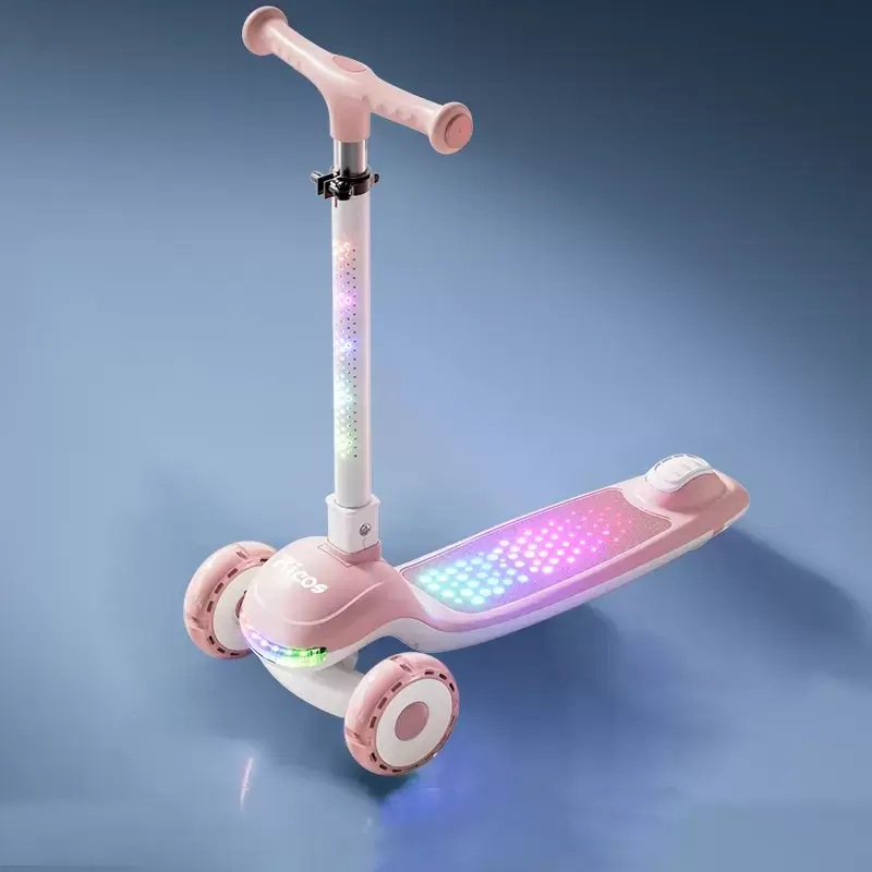 Трехколесный самокат Ricos Firefly JK-168 (розовый) фото