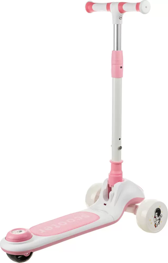 Трехколесный самокат Ricos LilStar JSCL668A (белый/розовый) фото