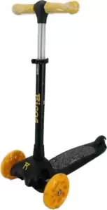 Трехколесный самокат Ricos Star JSCA6 (черный/желтый) фото