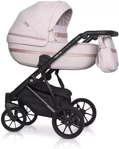 Детская универсальная коляска Riko Basic Delta Ecco 3 в 1 (14/светло-розовый) фото