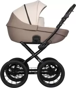 Детская универсальная коляска Riko Basic Pacco Prestige 2 в 1 (06/бежевый/коричневый)