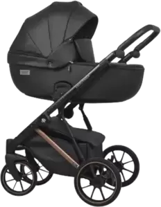 Детская универсальная коляска Riko Montana Premium 2 в 1 (12, черный, рама медь)