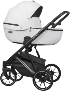 Детская универсальная коляска Riko Montana Premium 2 в 1 (21, белый, рама серебристый)