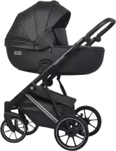 Детская универсальная коляска Riko Montana Premium 2 в 1 (22, черный, рама серебристый)