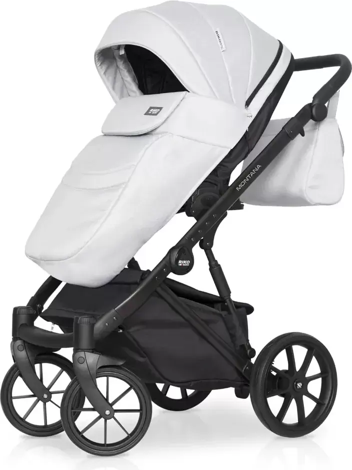 Детская универсальная коляска Riko Montana X 3 в 1 Basic 03 (серый) фото